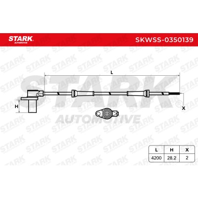 ABS Sensor Stark SKWSS-0350139 SKWSS-0350139 - photo 4