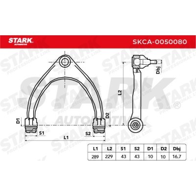 Control Arm Stark SKCA-0050080 SKCA-0050080 - photo 4
