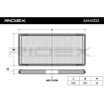 Cabin Air Filter RIDEX 424I0322 424I0322 - photo 3
