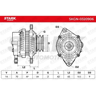 Alternator Stark SKGN-0320906 SKGN-0320906 - photo 5