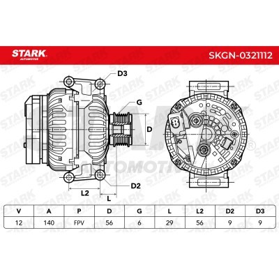 Alternator Stark SKGN-0321112 SKGN-0321112 - photo 5