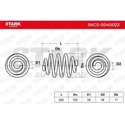 Suspension Spring Stark SKCS-0040023 SKCS-0040023 - photo 5