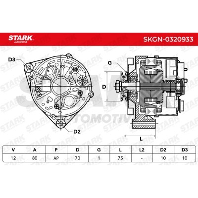 Alternator Stark SKGN-0320933 SKGN-0320933 - photo 5