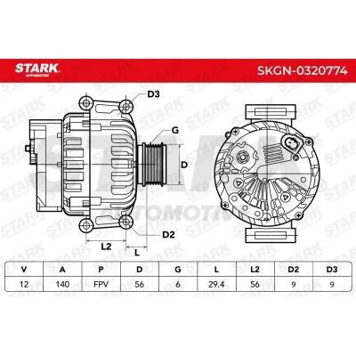 Alternator Stark SKGN-0320774 SKGN-0320774 - photo 6