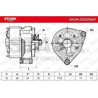 Alternator Stark SKGN-03221640 SKGN-03221640 - photo 8