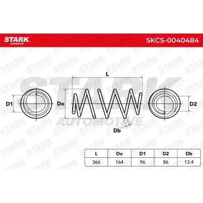 Suspension Spring Stark SKCS-0040484 SKCS-0040484 - photo 5