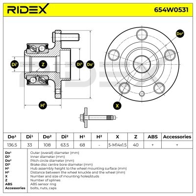 Wheel Bearing RIDEX 654W0531 654W0531 - photo 7