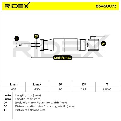 Shock Absorber RIDEX 854S0073 854S0073 - photo 10