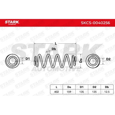 Suspension Spring Stark SKCS-0040256 SKCS-0040256 - photo 5