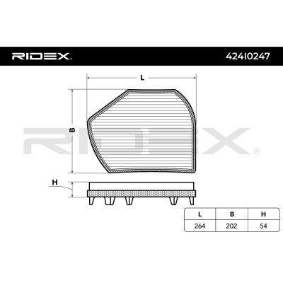 Cabin Air Filter RIDEX 424I0247 424I0247 - photo 4