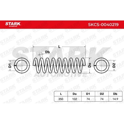 Suspension Spring Stark SKCS-0040219 SKCS-0040219 - photo 6