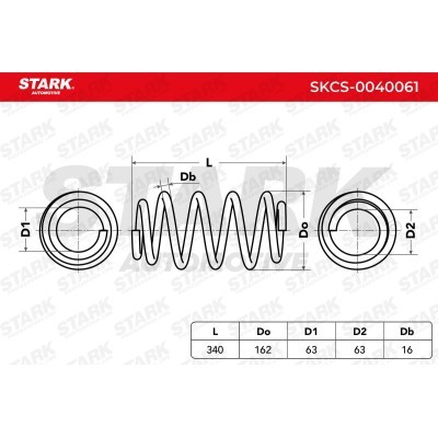 Suspension Spring Stark SKCS-0040061 SKCS-0040061 - photo 6