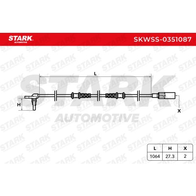 ABS Sensor Stark SKWSS-0351087 SKWSS-0351087 - photo 6