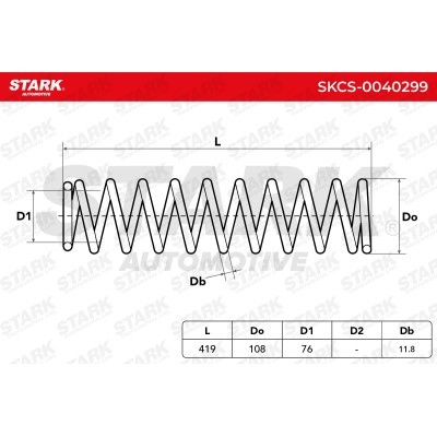Suspension Spring Stark SKCS-0040299 SKCS-0040299 - photo 4