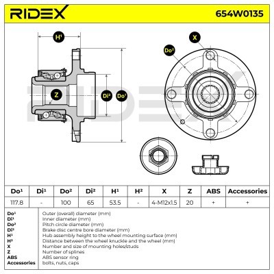 Wheel Bearing RIDEX 654W0135 654W0135 - photo 8