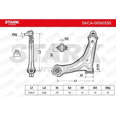 Control Arm Stark SKCA-0050535 SKCA-0050535 - photo 6