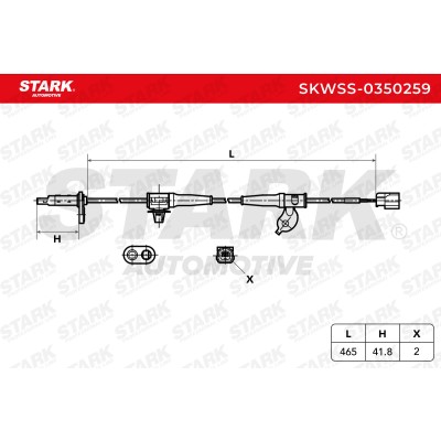 ABS Sensor Stark SKWSS-0350259 SKWSS-0350259 - photo 5