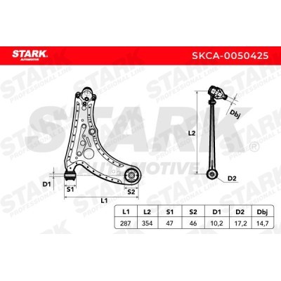 Control Arm Stark SKCA-0050425 SKCA-0050425 - photo 6