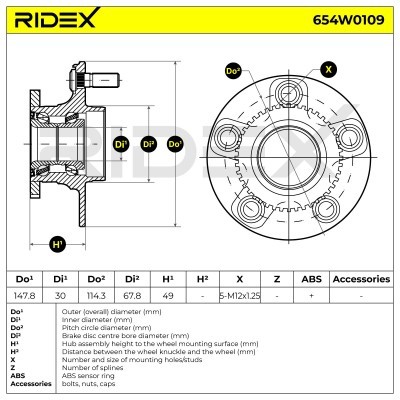 Wheel Bearing RIDEX 654W0109 654W0109 - photo 5