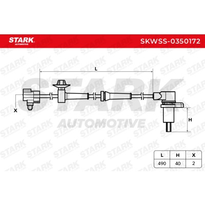 ABS Sensor Stark SKWSS-0350172 SKWSS-0350172 - photo 6