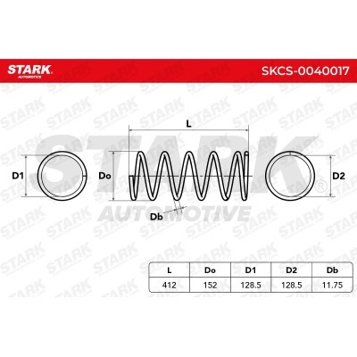 Suspension Spring Stark SKCS-0040017 SKCS-0040017 - photo 6