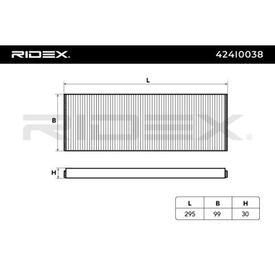 Cabin Air Filter RIDEX 424I0038 424I0038 - photo 5