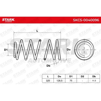 Suspension Spring Stark SKCS-0040096 SKCS-0040096 - photo 2