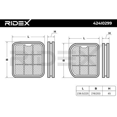 Cabin Air Filter RIDEX 424I0299 424I0299 - photo 6