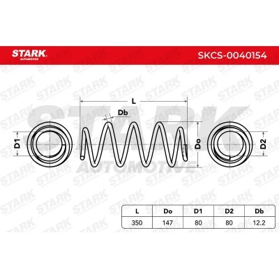 Suspension Spring Stark SKCS-0040154 SKCS-0040154 - photo 6
