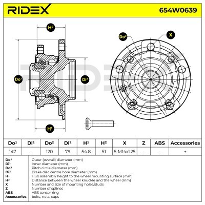 Wheel Bearing RIDEX 654W0639 654W0639 - photo 5