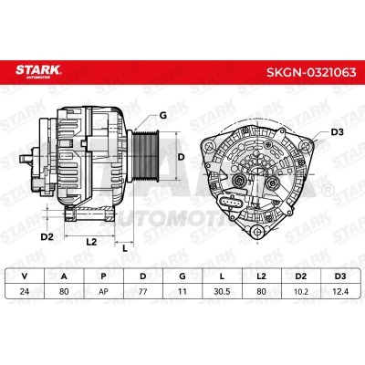Alternator Stark SKGN-0321063 SKGN-0321063 - photo 7