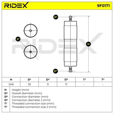 Fuel Filter RIDEX 9F0171 9F0171 - photo 6