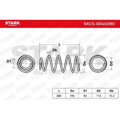Suspension Spring Stark SKCS-0040090 SKCS-0040090 - photo 5
