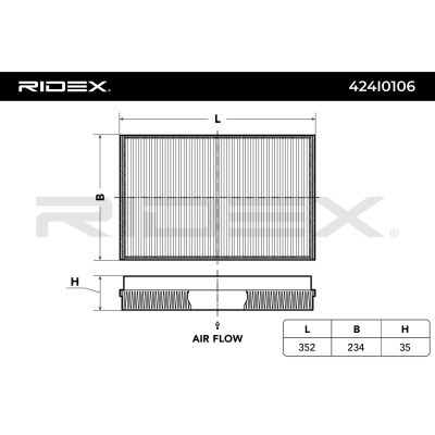 Cabin Air Filter RIDEX 424I0106 424I0106 - photo 5