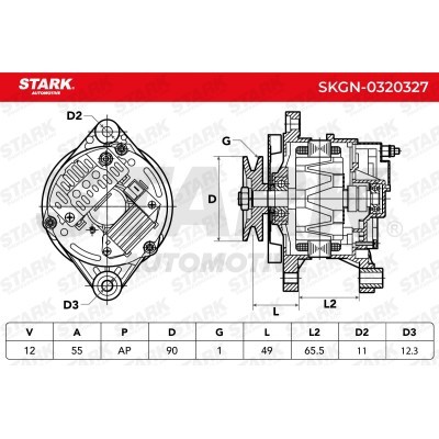 Alternator Stark SKGN-0320327 SKGN-0320327 - photo 7