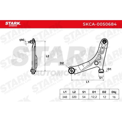 Control Arm Stark SKCA-0050684 SKCA-0050684 - photo 2