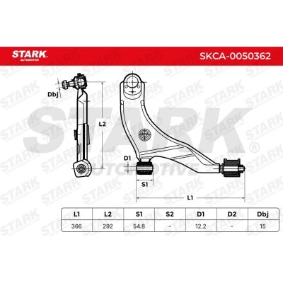 Control Arm Stark SKCA-0050362 SKCA-0050362 - photo 6