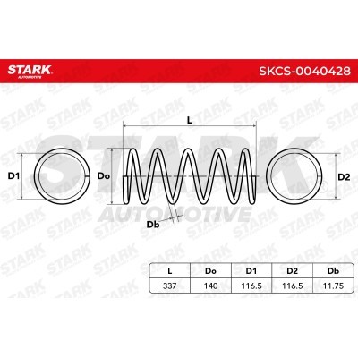 Suspension Spring Stark SKCS-0040428 SKCS-0040428 - photo 5