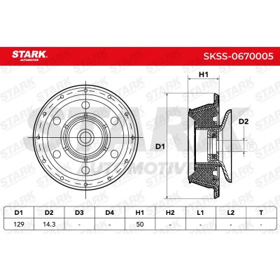 Strut Support Bearing Front Stark SKSS-0670005 SKSS-0670005 - photo 4