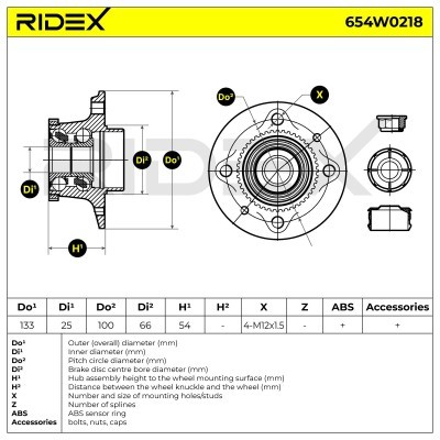 Wheel Bearing RIDEX 654W0218 654W0218 - photo 5