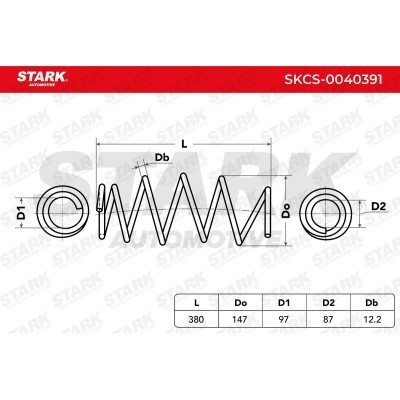 Suspension Spring Stark SKCS-0040391 SKCS-0040391 - photo 5