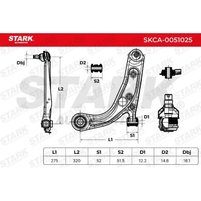 Control Arm Stark SKCA-0051025 SKCA-0051025 - photo 7