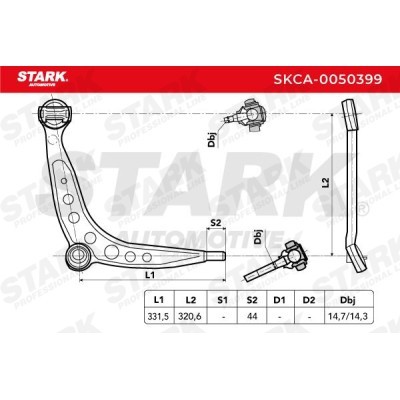 Control Arm Stark SKCA-0050399 SKCA-0050399 - photo 2