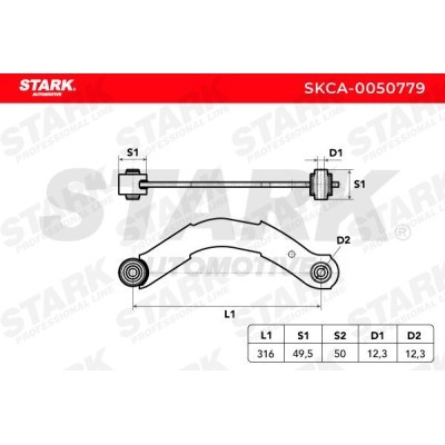 Control Arm Stark SKCA-0050779 SKCA-0050779 - photo 5