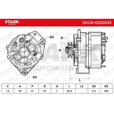 Alternator Stark SKGN-0320033 SKGN-0320033 - photo 7