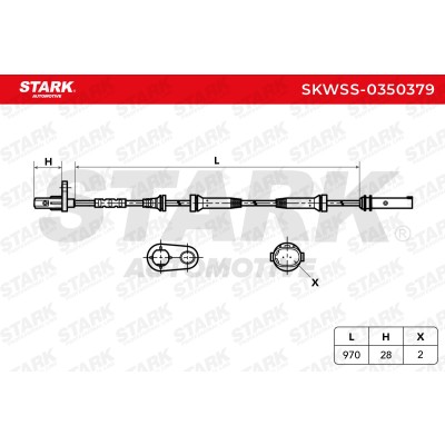 ABS Sensor Stark SKWSS-0350379 SKWSS-0350379 - photo 9