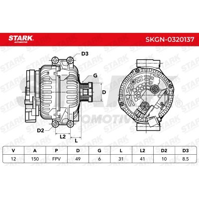 Alternator Stark SKGN-0320137 SKGN-0320137 - photo 7