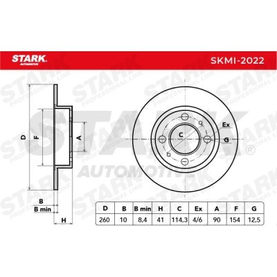 Brake Disc Stark SKMI-2022 SKMI-2022 - photo 5
