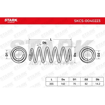 Suspension Spring Stark SKCS-0040223 SKCS-0040223 - photo 6