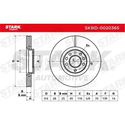 Brake Disc Stark SKBD-0020365 SKBD-0020365 - photo 5